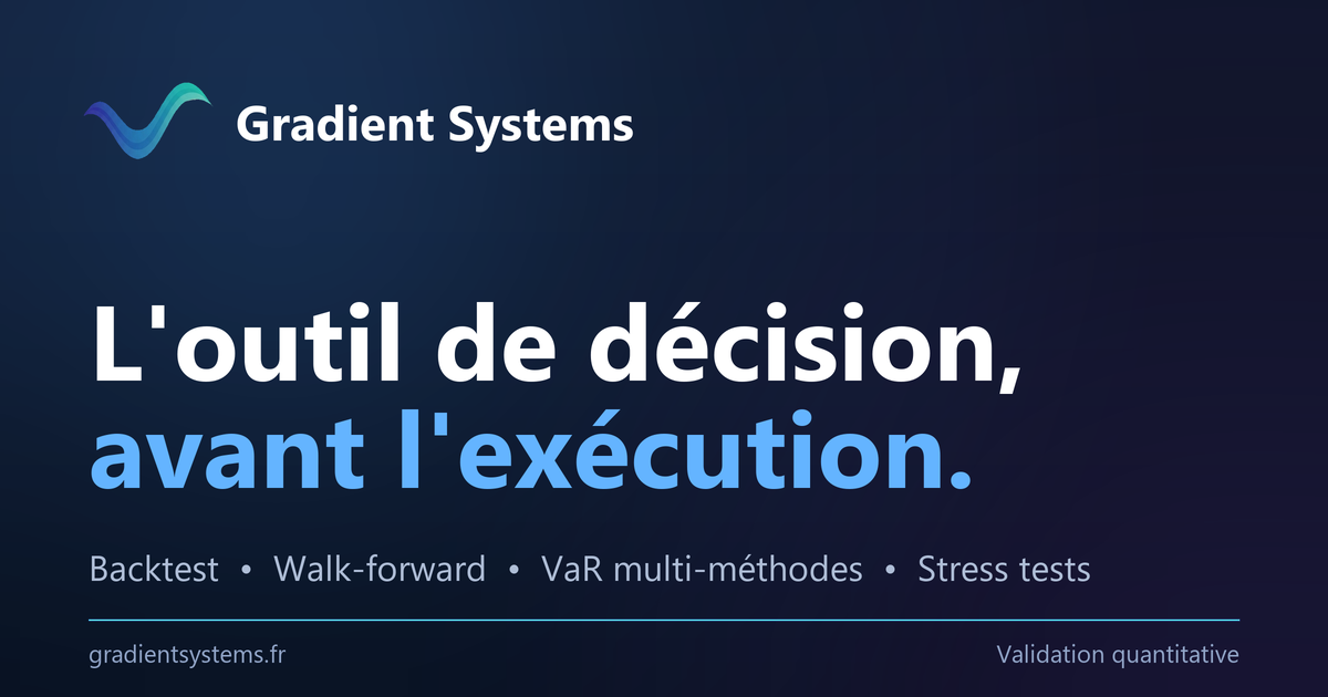 Gradient Systems Gradient Systems — Analyse de stratégies, backtesting et communauté